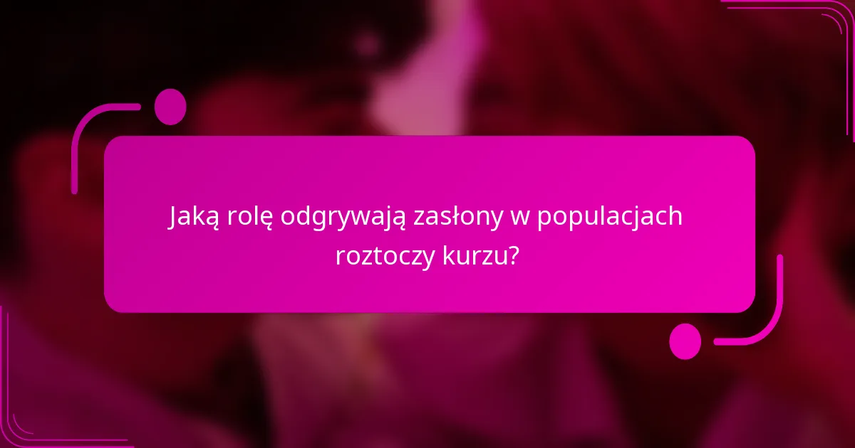 Jaką rolę odgrywają zasłony w populacjach roztoczy kurzu?